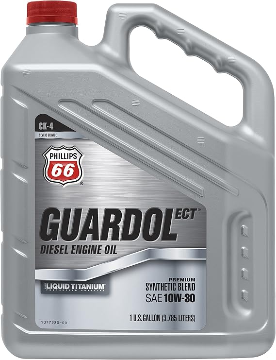 1077830 Diesel Engine Oil (Guardol ECT- API CK-4 with Liquid Titanium 10W30-1 Gallon), 128 fl. oz, 1 Pack