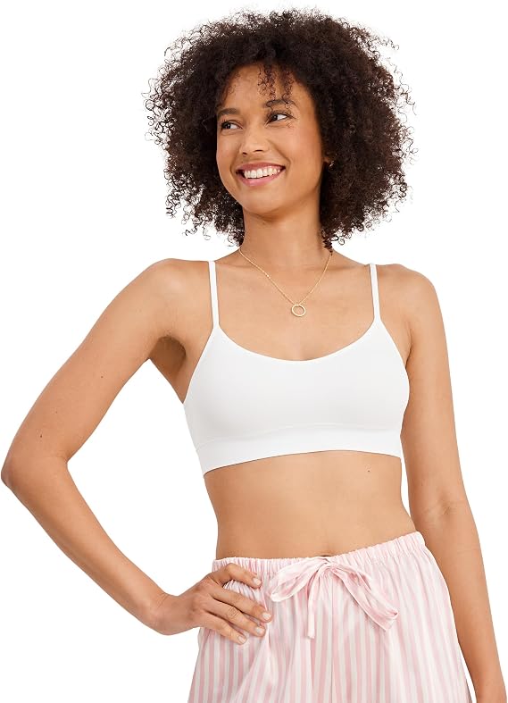 Jockey Women's Bra Modern Micro Stretch Seamless Cami Strap Bralette