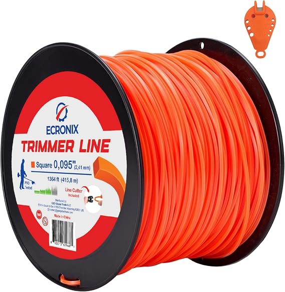 095 5lb Square Trimmer Line, Commercial Weed Eater String