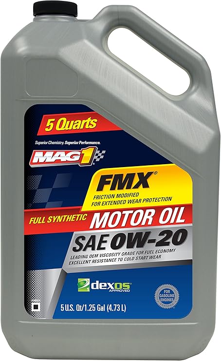 Mag 1 20139 0W-20 Full Synthetic Motor Oil, 5 Quart
