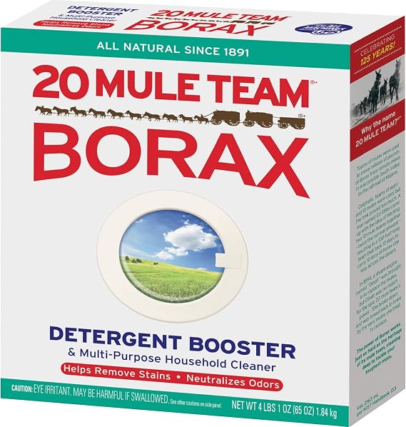 20 Mule Team Borax Natural Laundry Booster, 65 oz