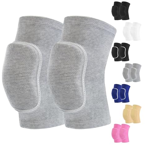 HISFFOG Volleyball Knee Pads for Dancers, Soft Breathable Knee Pads for Men Women Youth Girls Kids Knees Protective, Knee Braces for Volleyball Football Dance Yoga Wrestling Running Cycling