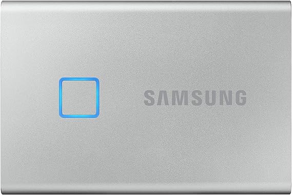 Samsung SSD T7 Portable External Solid State Drive 500GB, USB 3.2 Gen 2, Reliable Storage for Gaming, Students, Professionals, MU-PC500T/AM, Silver