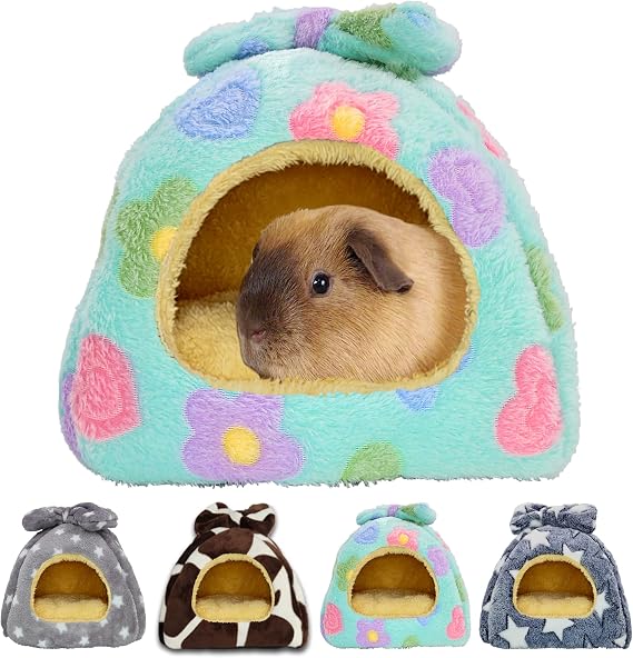 Guinea Pig Bed, Hideout House for Small Animals, Warm & Cozy