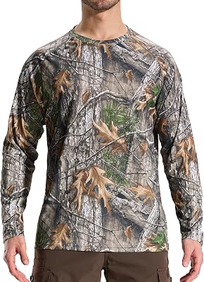 LOOGU Mens UPF 50 UV Sun Protection SPF Rash Guard Lightweight Long Sleeve Shirts Outdoor for Fishing Hiking Swimming