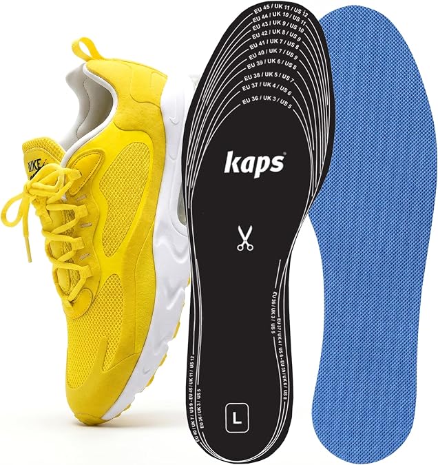 Kaps Odour Stop Strong Ultra Powerful Odor Eating Insoles with Activated Carbon, Kill all Bad Smell
