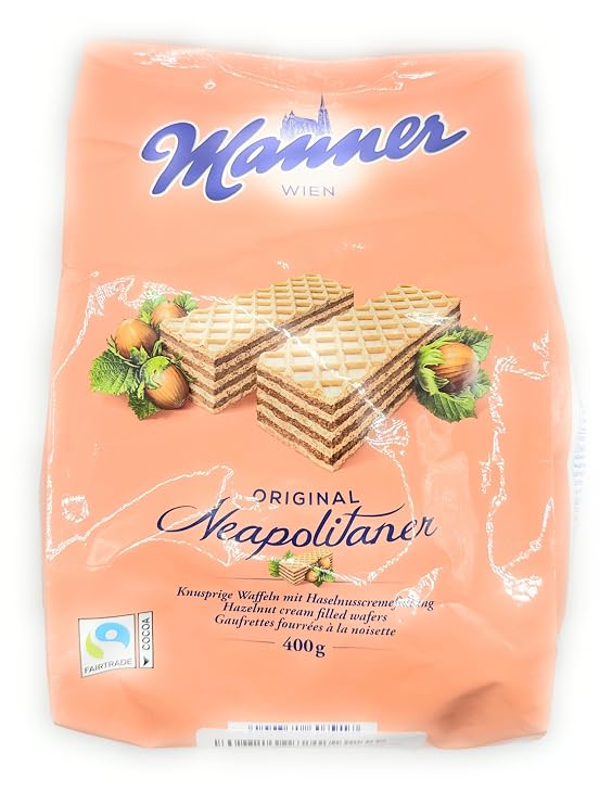 Hazelnut Cream Filled Wafers (manner) 14oz