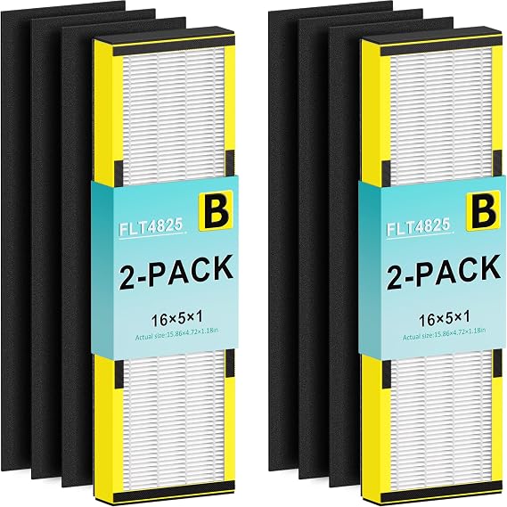FLT4825 HEPA Filter B Replacement for Guardian Air Purifiers AC4825 AC4825E