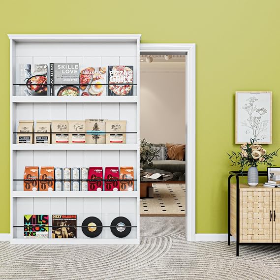 Bookshelf Style Solid Core Hidden Door, 48"*84"
