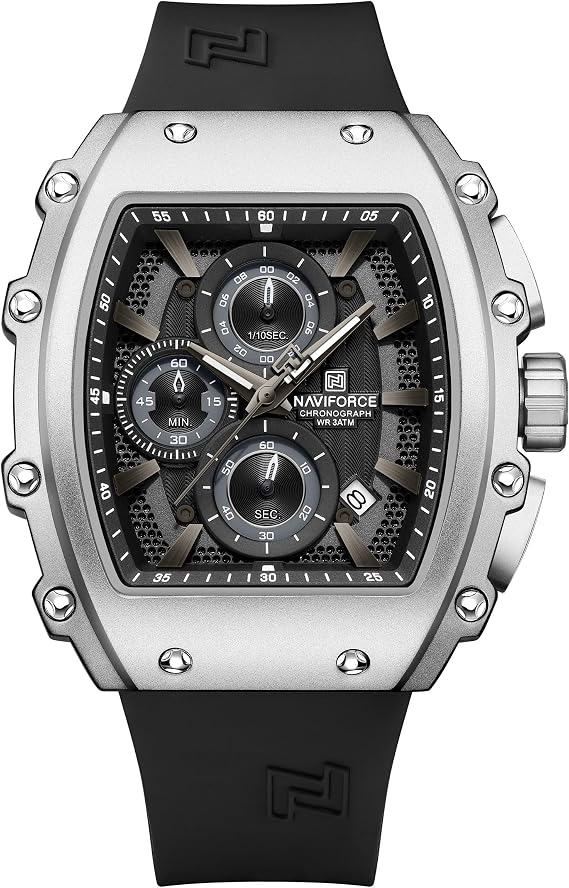 NAVIFORCE Men Quartz Watch Auto Date Week Analog Wrist Watches Business Dress Watch for Men Stylish and Durable