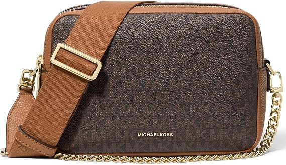 Michael Kors Bryant Medium Double Zip Chain Camera Crossbody Bag