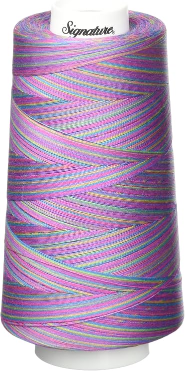 Signature 3 Ply Cotton Quilting Thread, 40wt/3000 yd, Variegated Fad 5