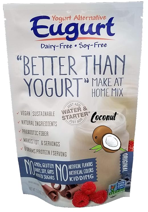 "Better Than Yogurt" Make At Home Mix (Dairy and Soy Free!) (Coconut, 1-Pack)