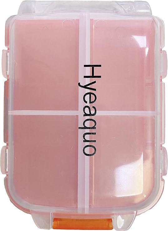 Hyeaquo Tackle Boxe Plastic Box, Plastic Storage Organizer Box with Removable Dividers - Fishing Tackle Storage