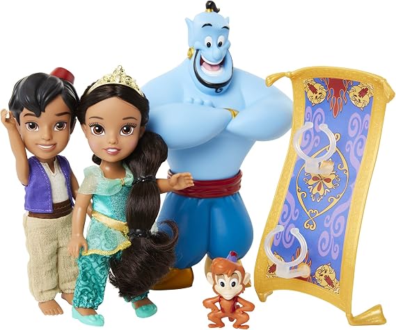 Disney Princess Jasmine & Aladdin Doll Petite Storytelling Gift Set