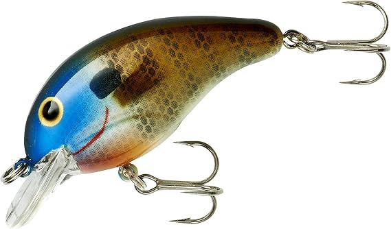 BANDIT LURES Series 100 Crankbait Bass Fishing Lures, Fishing Accessories, Dives to 5-feet Deep, 2', 1/4 oz, River Bream, (BDT1D37)