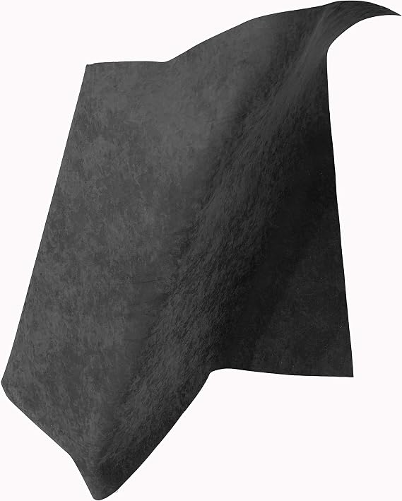 Genuine Alcantara Fabric Charcoal Black Panel (Backless) 9002 Made in Italy (18"x58")