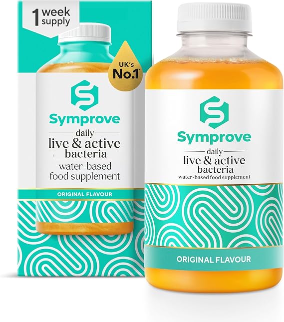 Symprove Liquid Live & Active Bacteria, Original, 1 x 500ml | Daily shot with billions of live cultures, water-based, vegan, dairy & gluten free, no added sugar