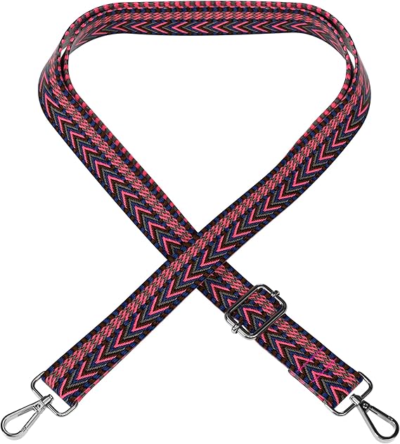 EAZY CASE - Adjustable Bag Strap Replacement Strap for Handbags Shoulder Strap for Shoulder Bags Thin Strap for Bags and Tote Bags DIY Bag Strap Zig