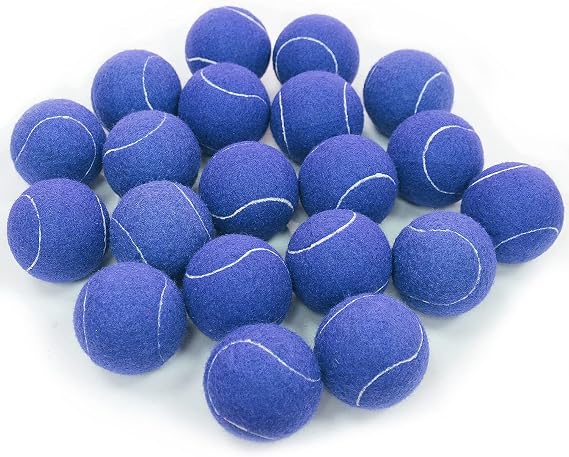 URBEST Advanced Tennis Ball 20 Packs, Training Tennis Balls Practice Balls for Novice Player, Pet Dog Playing Balls with Mesh Carry Bag for Beginner Training Ball
