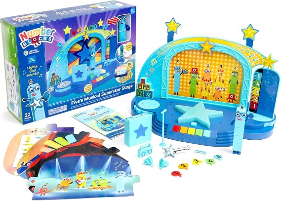 Learning Resources Numberblocks Five Superstar Stage Interactive Set Ages 3+