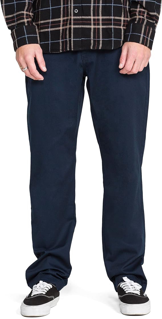 Volcom Men's V Monty Chino Pants Casual Pants for Everyday Wear, Relaxed Fit, Durable Fabric