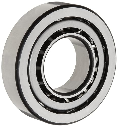 FAG Bearings 7205B-TVP Single Row Angular Contact Ball Bearing, Open, 40 Contact Angle, Polyamide/Nylon Cage, Normal Clearance, Metric, 25mm ID, 52mm OD, 15mm Width, 16000rpm