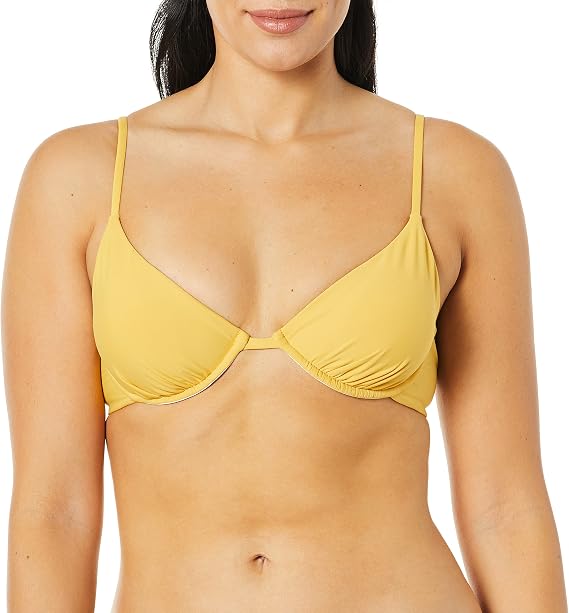 Women's Over the Shoulder Underwire Bra Swimsuit Bikini Top