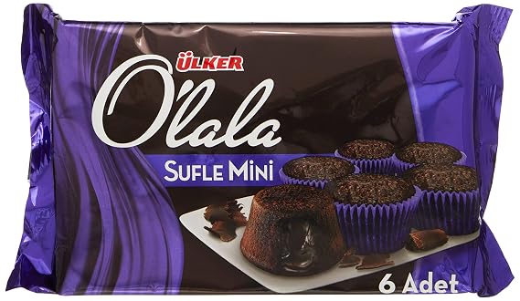 Ulker Olala Suffle Cake 6 pcs Halal Souffle Cake Snacks