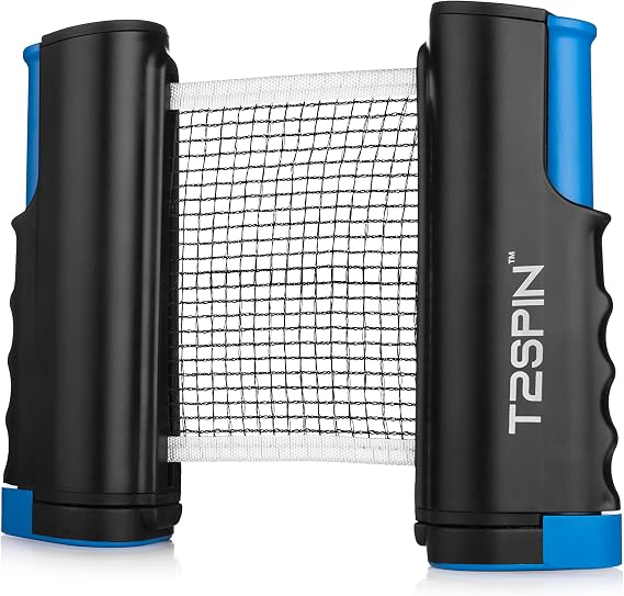Premium Retractable Ping Pong Net for Any Table - Portable Table Tennis Net -Ping Pong Net with Clamps -Table Tennis Accessories -  with Large Storage Bag