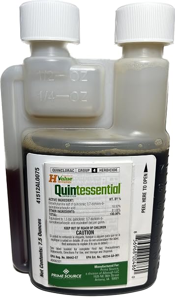 Prime Source Quintessential- Quinclorac with H-Value Technology for Increased Absorption- 7.5oz Bottle