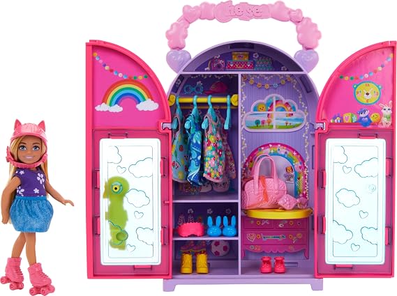 Barbie Chelsea Doll & Fashion Closet Playset, New for 2026
