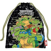 Tortugas Ninja 26.5x21.5cm ジムサック ワンサイズ