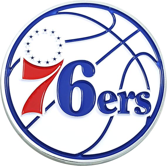 FANMATS NBA 3D Color Metal Emblem, Diecut Team Logo Auto Emblem