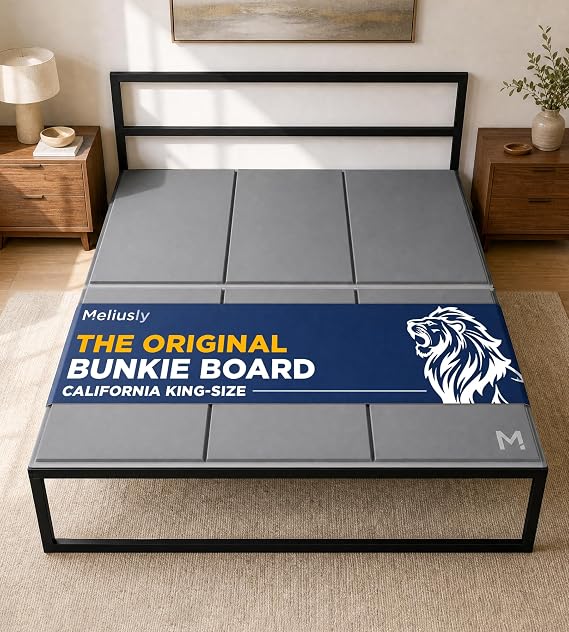 Original Bunkie Board California King (72x84) - Under Bed Support | Non-Slip Breathable Bed Support Board for Slatted Bed Frame, Anti-Sag, Noise Minimizing Moisture Resistant Bed Board