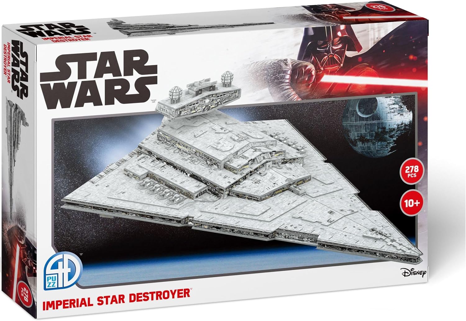 4D Cityscape Star Wars 3D Paper Model Kit Empire Star Destroyer