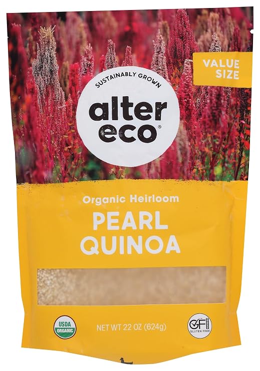 Alter Eco Organic Heirloom Pearl Quinoa, 22 OZ