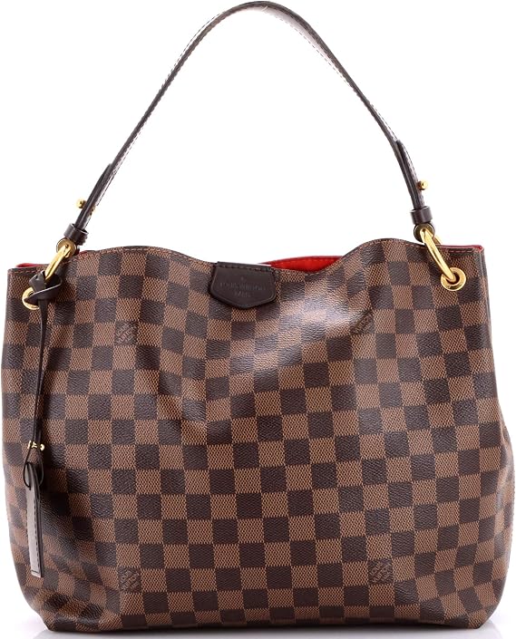 Pre-Loved Graceful Handbag Damier PM, Brown