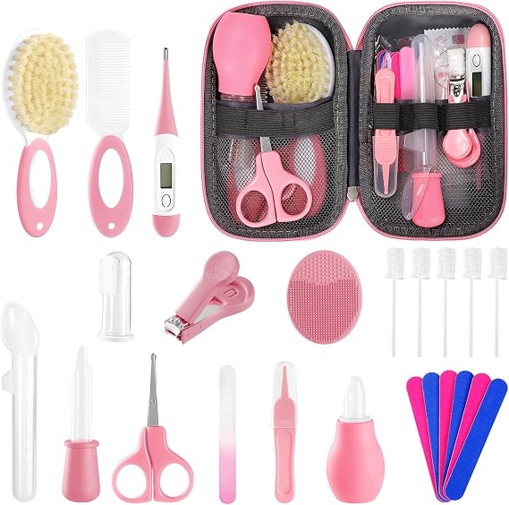 Baby Healthcare and Grooming Kit for Newborn Kids, 36PCS Upgraded Safety Baby Care Kit, Newborn Nursery Health Care Set, Baby Care Products