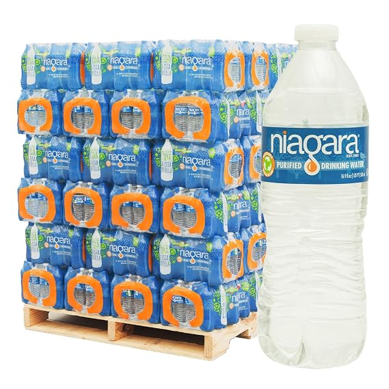 Niagara Water Bottles, 24 Pack, 19 Pallets, 38,304 Bottles