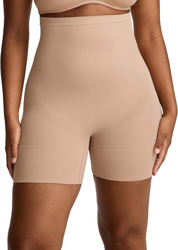Jockey Women's Shapewear Skimmies Seamfree Core Body Smoothing High-Waist Mid-Thigh Short