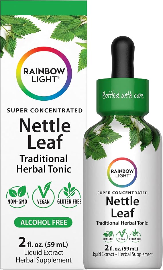 Rainbow Light Nettle Leaf Extract | 2 Fl Oz | Super Concentrated