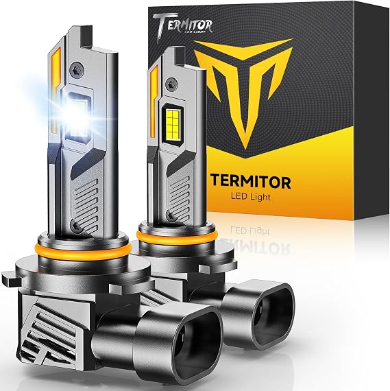 Termitor 9005/HB3 Light Bulbs, 70,000LM 10X Ultra-Bright, Off-Road Only