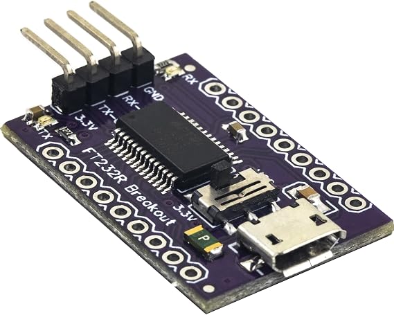 FT232RL Micro USB to TTL Serial Converter Adapter Module 3.3V FT232 Breakout Board