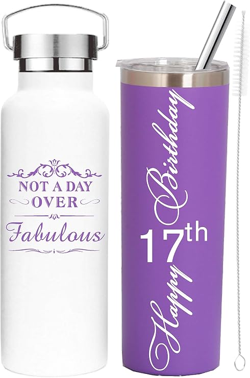 17th Birthday Gift for Girls, 17 Birthday Gifts, Gifts for 17 Year Old Girl, Birthday for 17 Year Old Girl, 17th Birthday Presents for Girls, 17 Year Old Girl Gifts for Birthday, 17th Birthday Tumbler