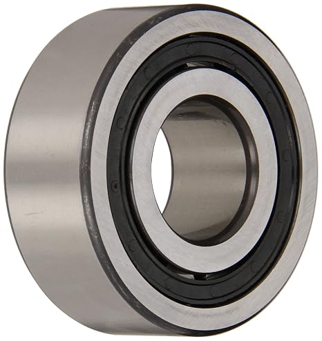 FAG Bearings NJ312E-M1 Single Row Cylindrical Roller Bearing, Straight Bore, Removable Inner Ring, Flanged, High Capacity, Normal Clearance, Metric, 60mm ID, 130mm OD, 31mm Width