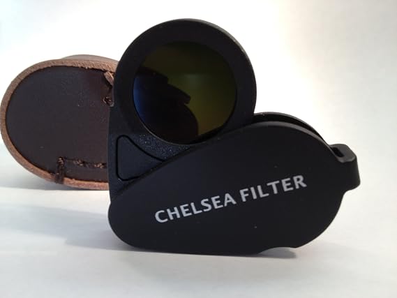 Ade Advanced Optics Chelsea Filter Professional Gemstone Tester for Gem Identification, Jewelry & Diamond Testing Jewelers Loupe Tool for Sapphire, Aquamarine & Stones