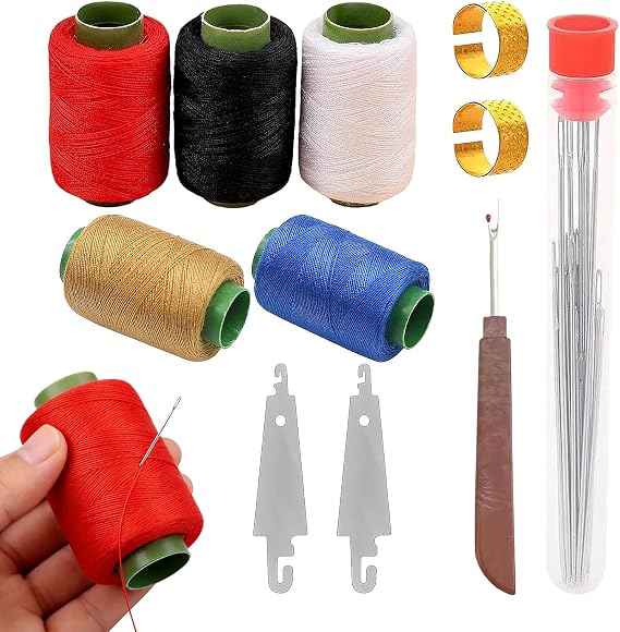 36 PCS Sewing Tool Set, Stainless Steel Sewing Needles Set, Needle and Thread Kit, Stainless Steel Needles Set, for Beginners, Travel-Friendly DIY Craft Kit Travelers
