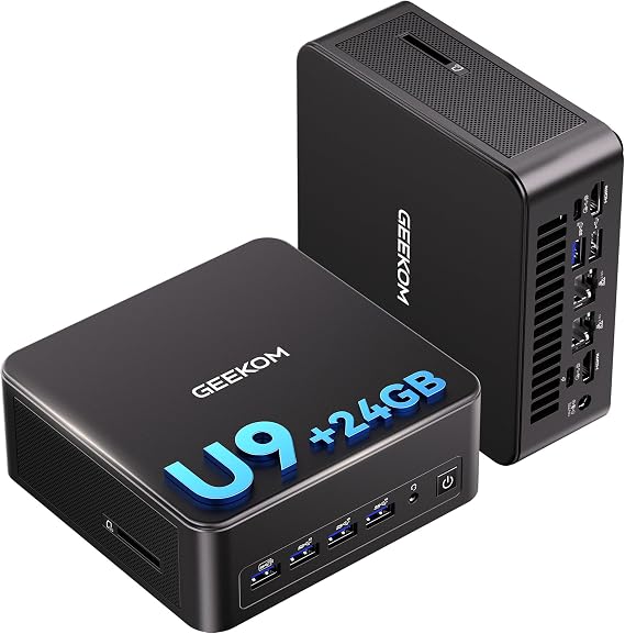 GEEKOM AI Mini PC IT13 Max Intel Core Ultra 9 185H 24GB LPDDR5&500GB SSD