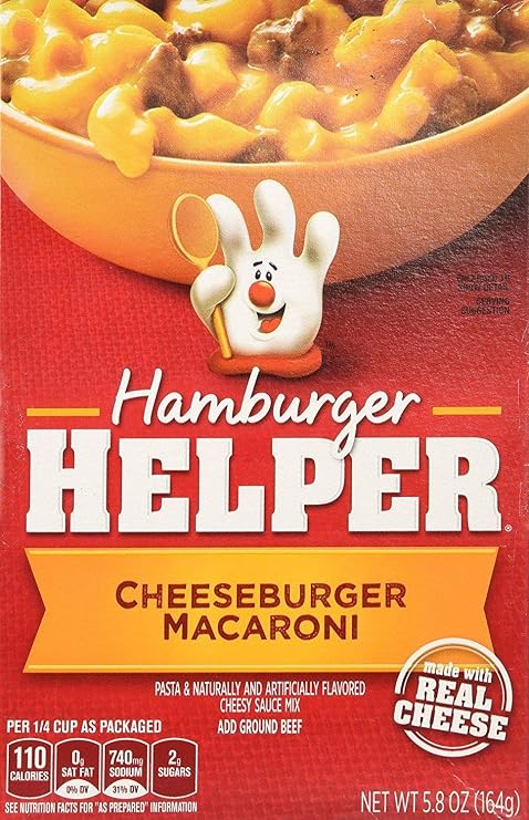 Hamburger Helper Cheeseburger Macaroni 164-Gram